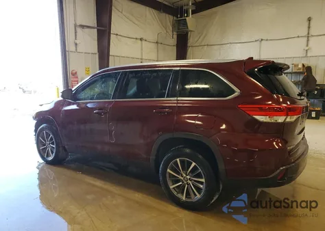 2019 Toyota Highlander Se из США, поврежденный, VIN 5TDKZRFH3KS329520